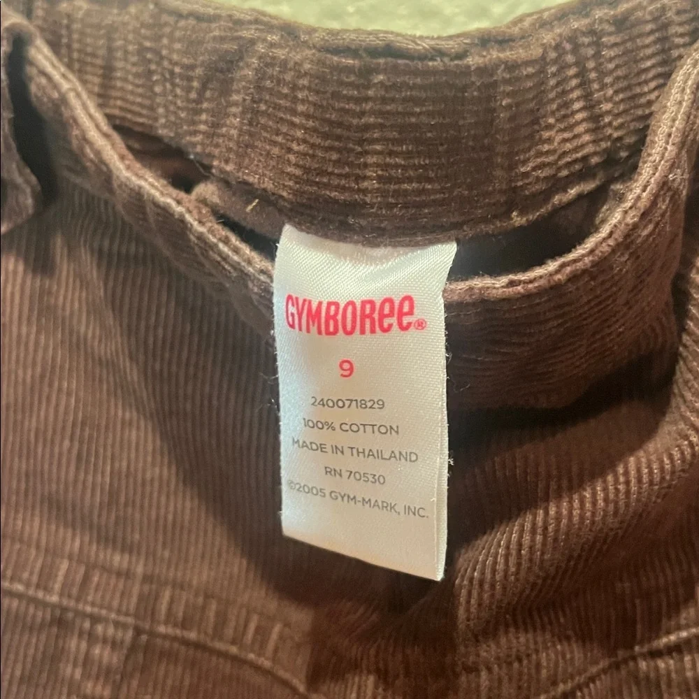 Gymboree Vintage Girl’s Tyrolean Lure brown corduroy Skirt Size 9